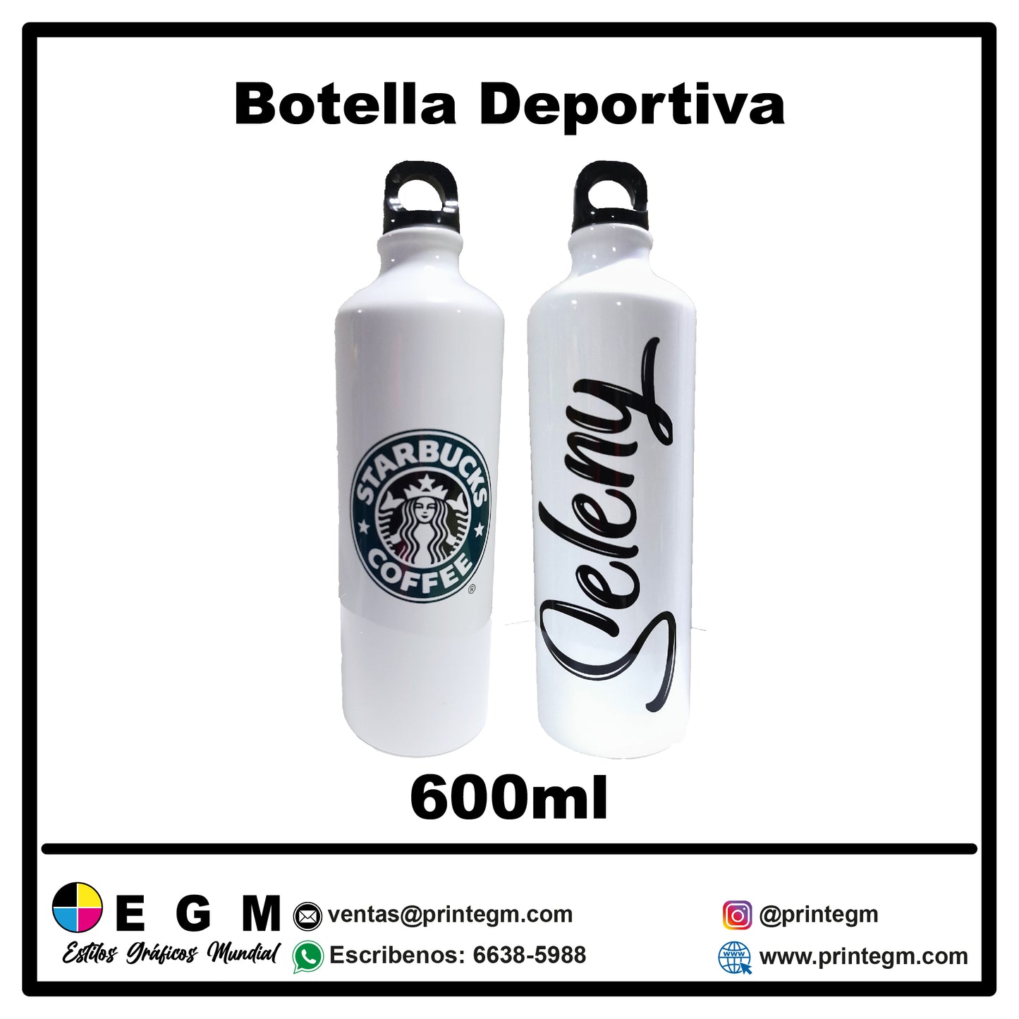 Personalización de Botella Deportiva.