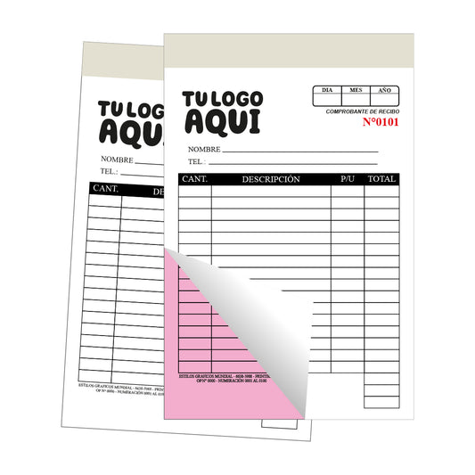 Libreta de factura / Recibo