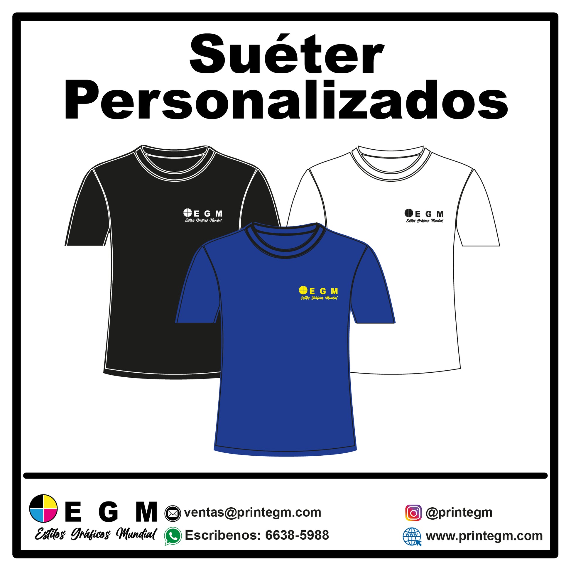 sueter personalizados, uniformes personalizados, printegm, imprenta en panama