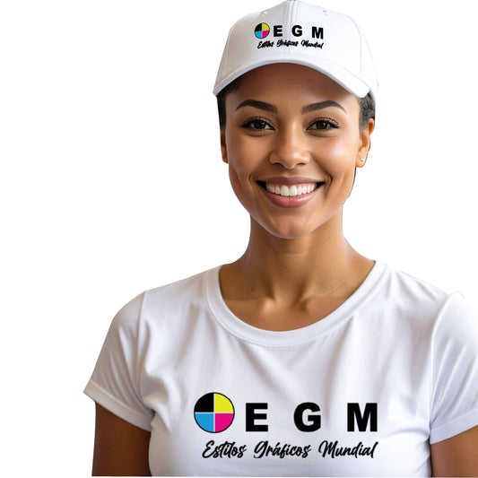 T-shir y gorra personalizada con su logo para promocionar su marca en eventos 