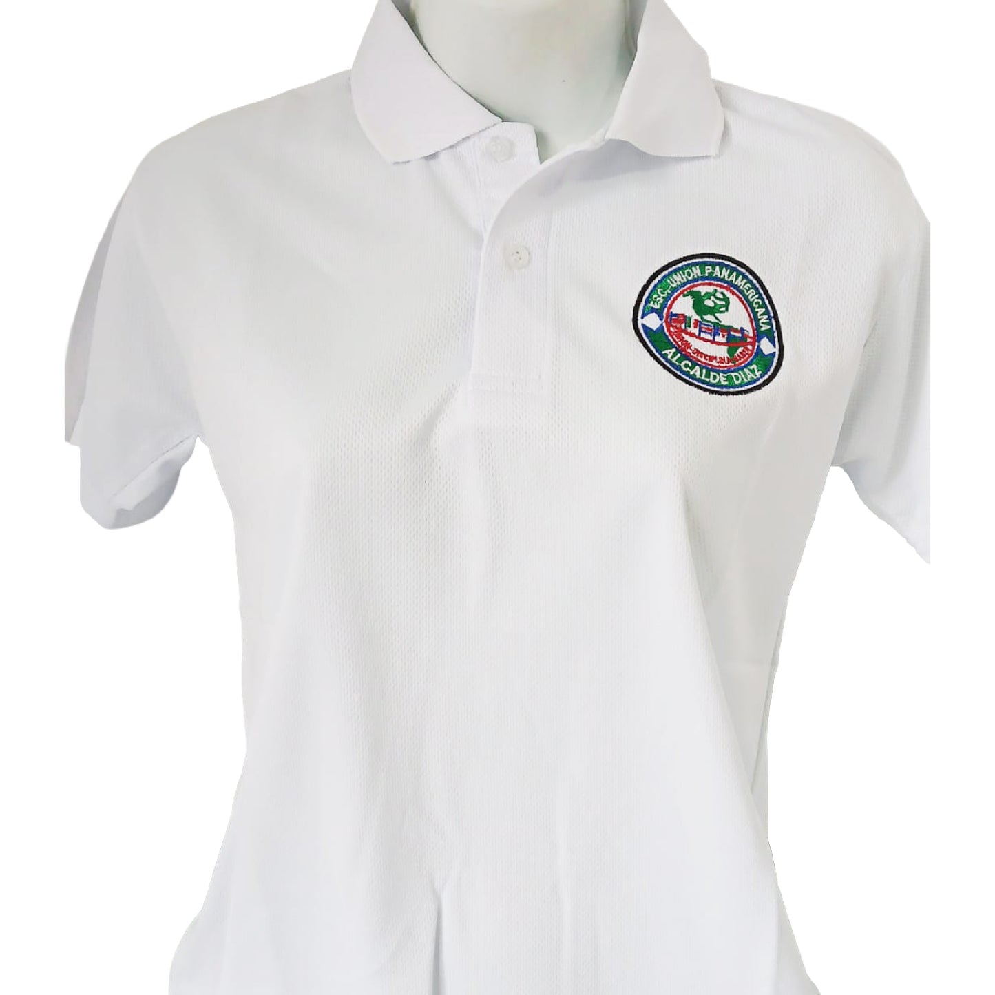 suéter estilo polo en tela dry fit ideal para bordar. somos distribuidor de bordados en Panamá