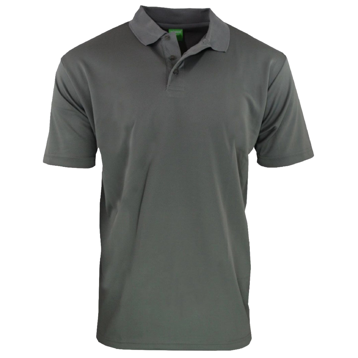 suéter estilo polo en tela dry fit color gris en Panamá 